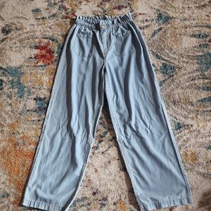 Seven7 Blue High Rise Jeans Relaxed Fit
